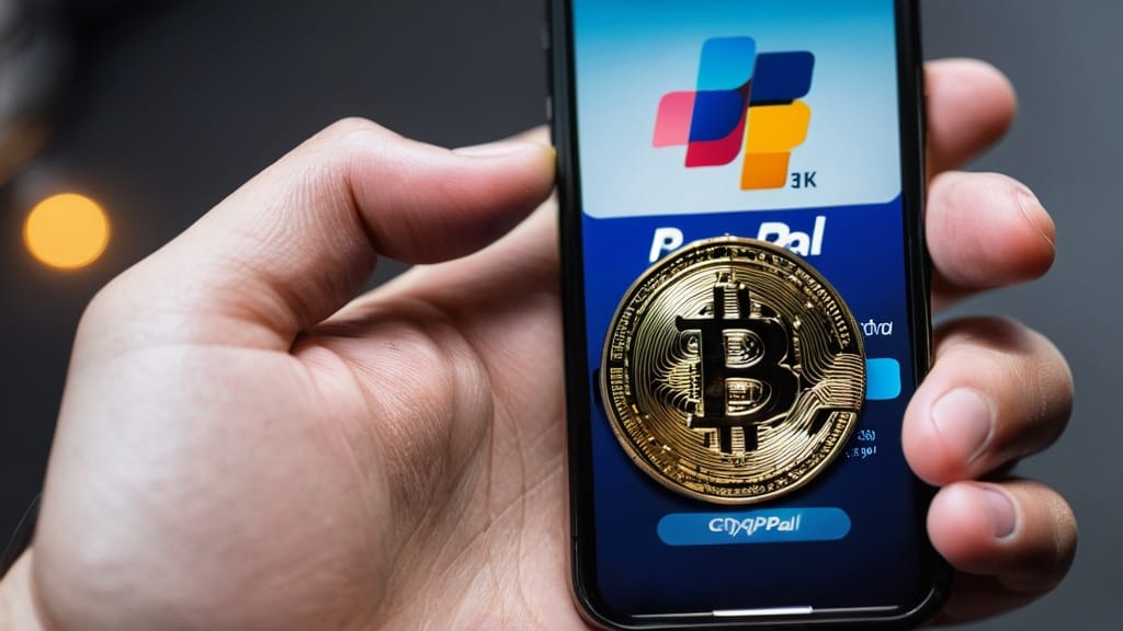 Transferencia de criptomonedas por PayPal